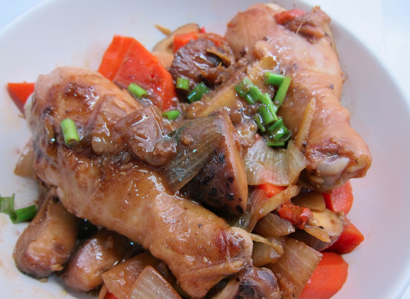 My Journey. My Life Recipe Ginger Oyster Sauce Chicken with Mushrooms