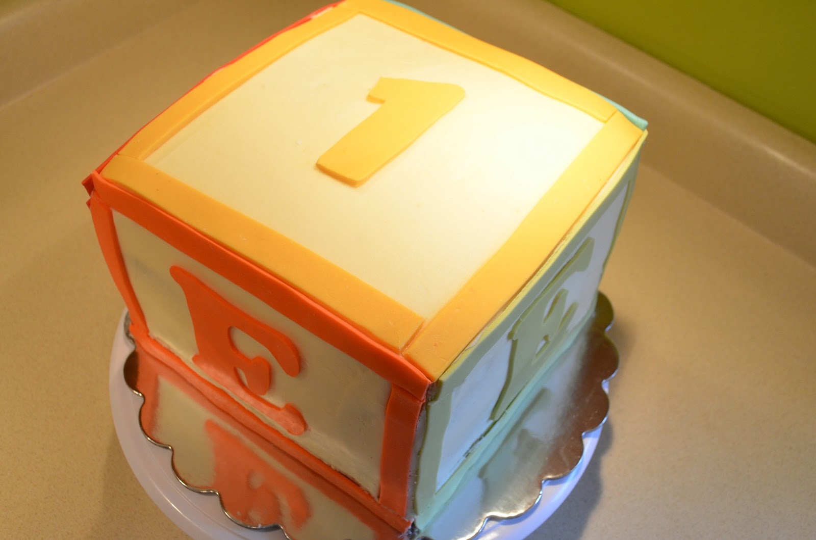 Cake Mama: Evan s Alphabet Block Cake & Cupcakes