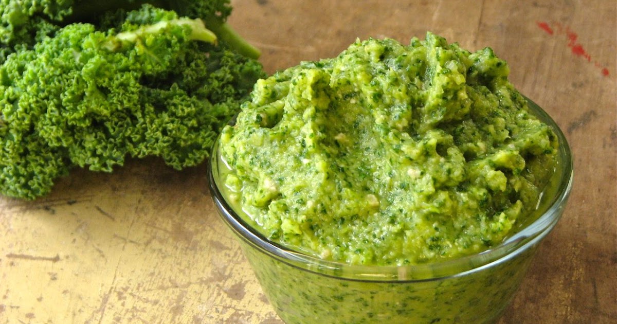 Delectably Mine Broccoli Kale Pesto