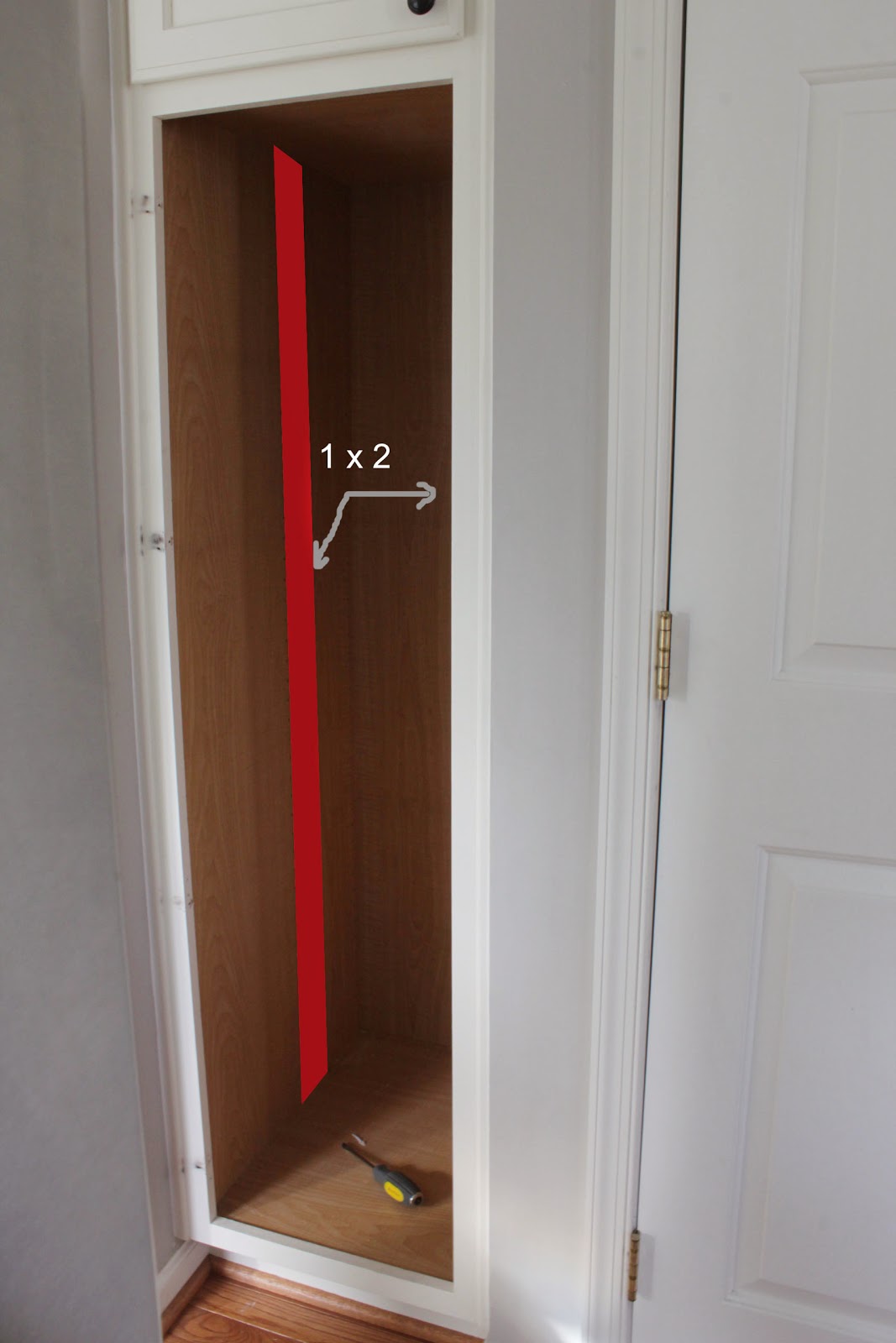 Kitchen Organization Pull Out Shelves in Pantry Remodelando la Casa