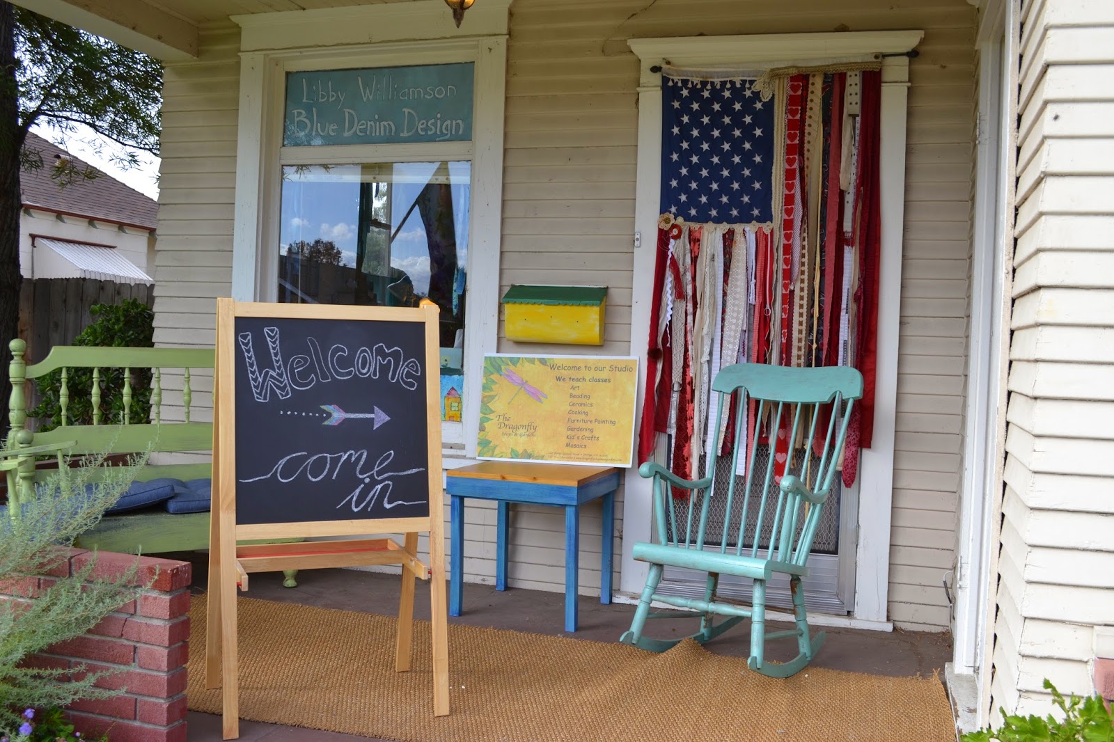 My Painted Garden Let S Visit Blue Denim Design Studio