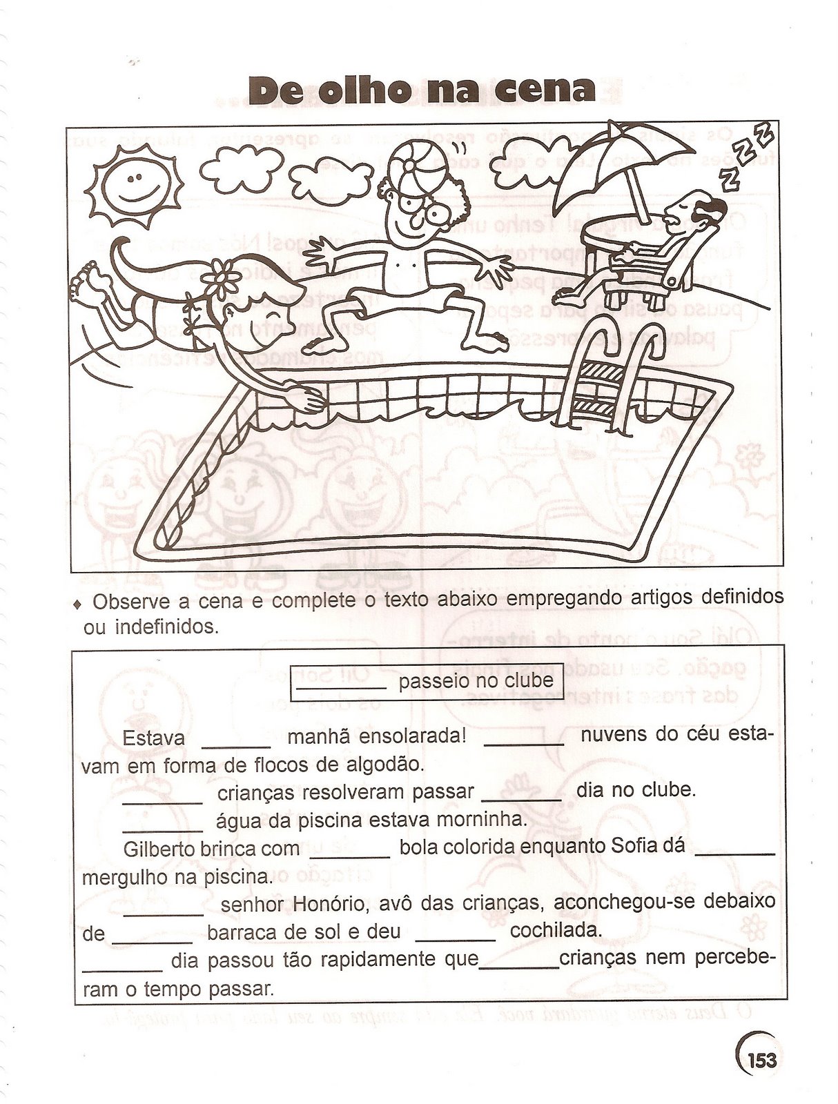 Artigos definidos e indefinidos exercicios