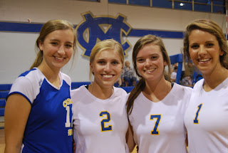 MCPS Senior Varsity Volleyball Players Honored 1