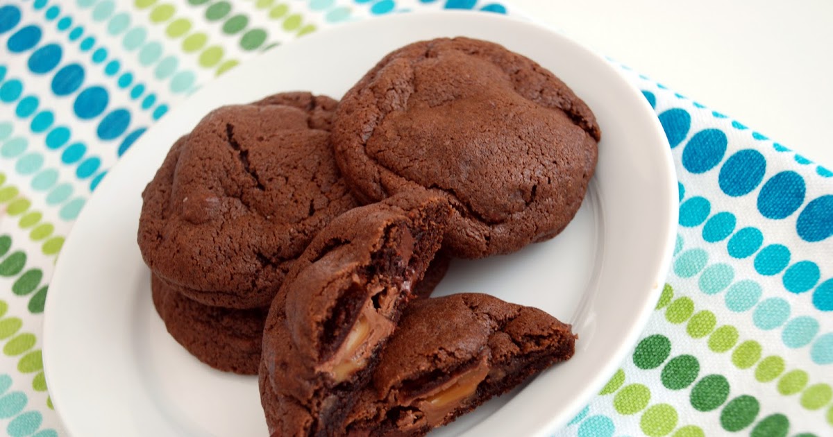 Sweet Flours chocolate caramel kiss surprise cookies