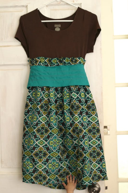 Tots and Bottoms Repurposed Tshirt Dress