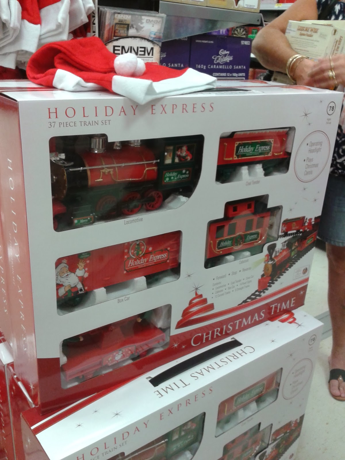 big w christmas train