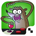 Just A Regular Arcade - A Sweet Suite Of Regular Show Games With Mordecai And Rigby Icon Logo