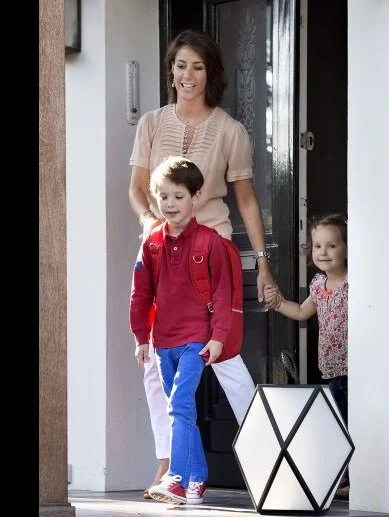 Prince Joachim, Princess Marie and Princess Athena and Prince Henrik