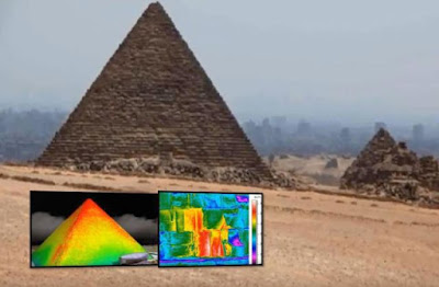 Anomaly Found In Giza Pyramid Strange Anomaly Found In Giza Pyramid By Thermal Scan, UFO Sightings