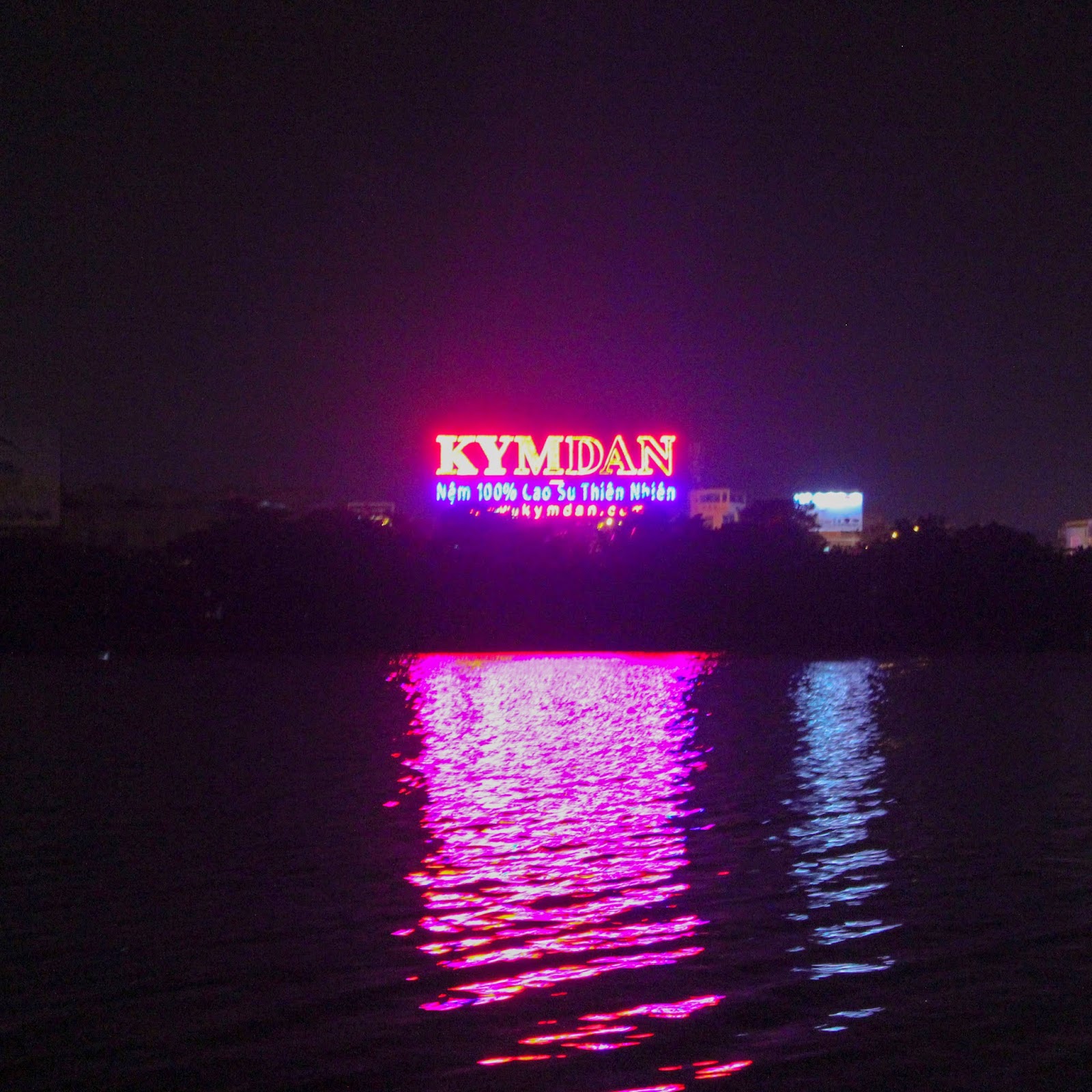 by night a far more noticeable presence along the banks of the river are the monuments to vietnam s contemporary rulers namely mammon whose neon altars by night a far more noticeable presence along the banks of the river are the monuments to vietnam s contemporary rulers namely mammon whose neon altars