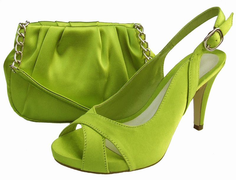 Lime Green High Heel Shoes