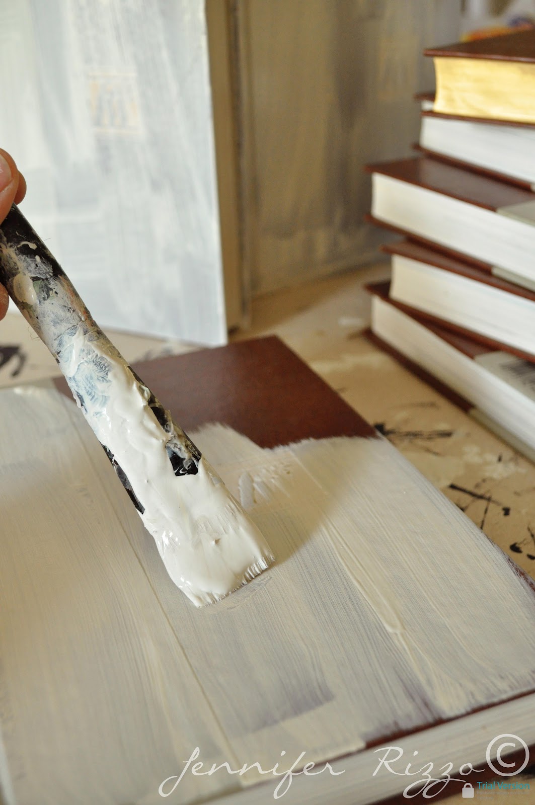 Repurpose Old Encyclopedias into Aged Display Books Jennifer Rizzo