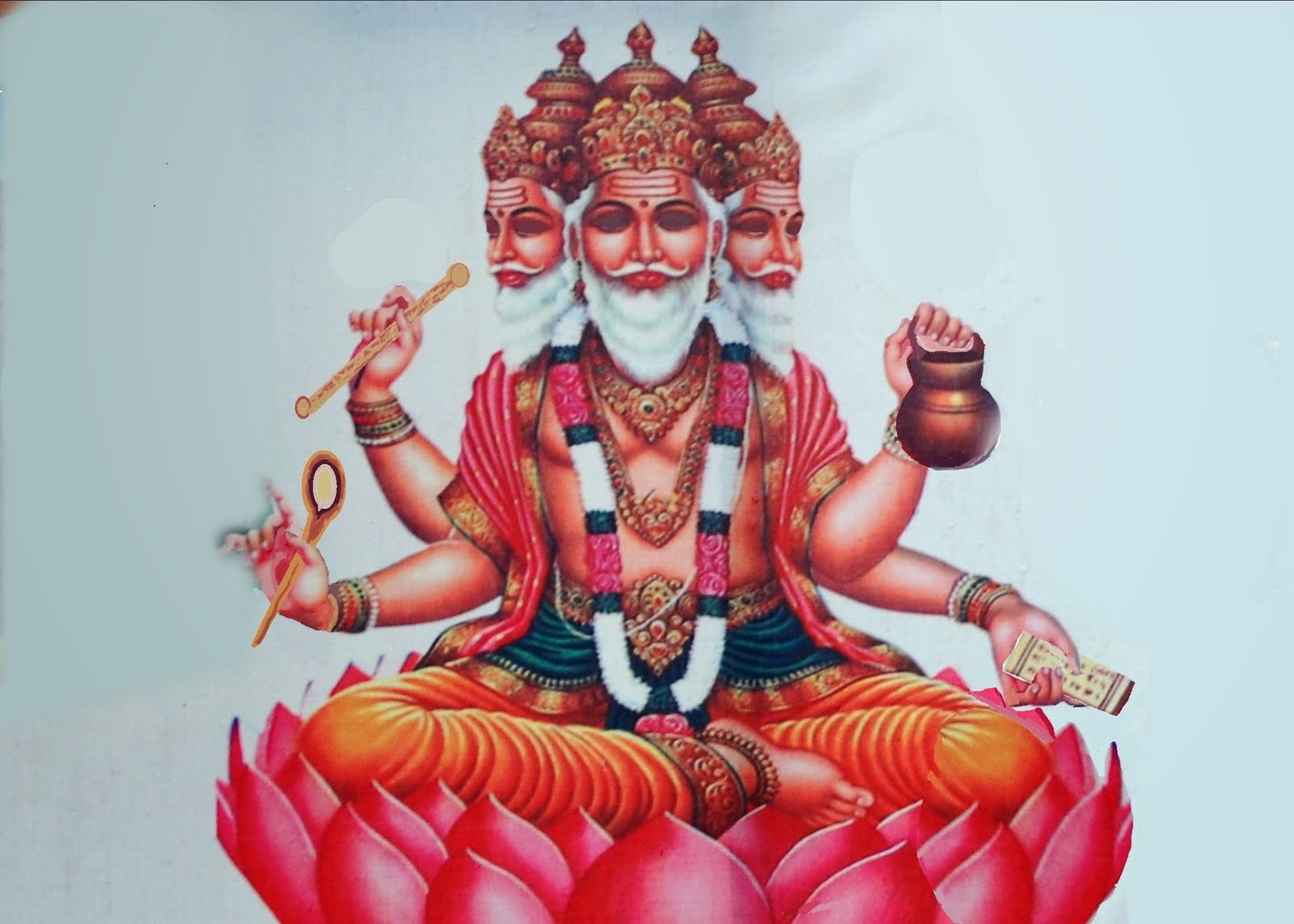 Joy V Spicer: The Sunday Section:Hindu Deities - Brahma ...