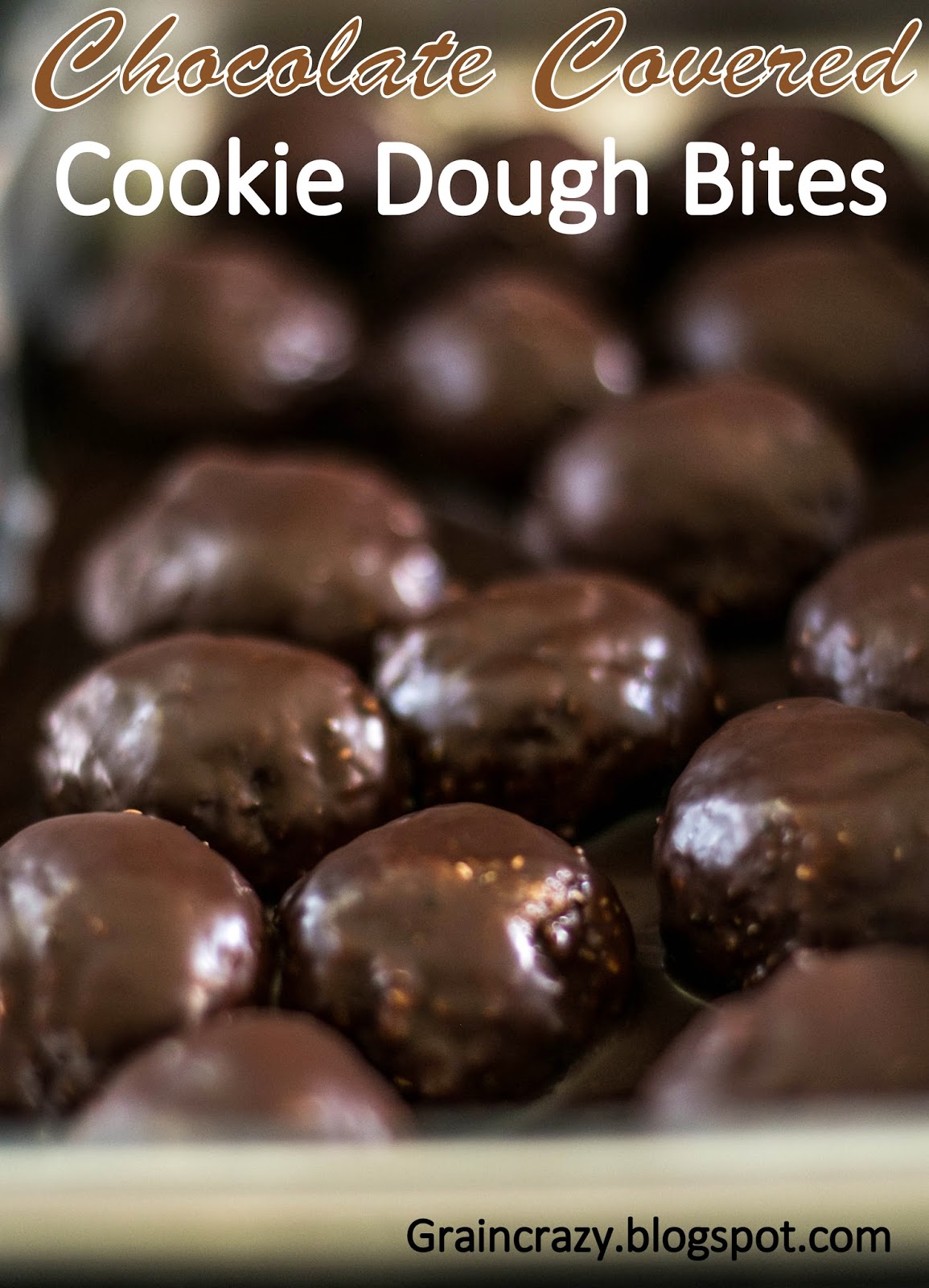 Grain Crazy Chocolate Covered Cookie Dough (Low Sugar)