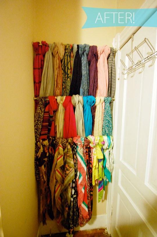 Appleshine Scarf Storage