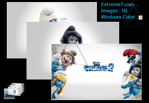 The Smurfs 2 Character Theme Poster
