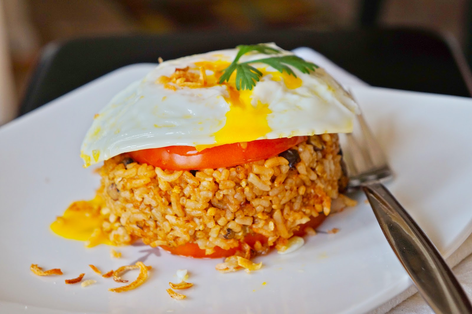 Mushrooms fried rice