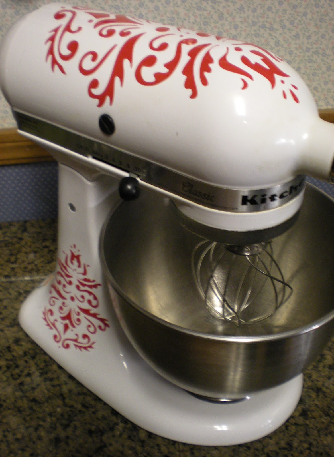 Santa's Gift Shoppe YearRound Updating your Kitchen Mixer with Damask