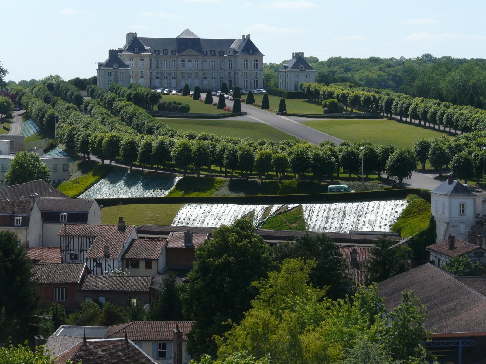 Brienne le Château et sa région Le château de Brienne vu du clocher de