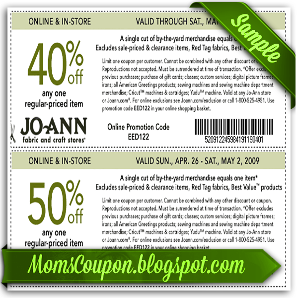 Make the most of Free Printable Joann Coupons Free Printable Coupons 2015
