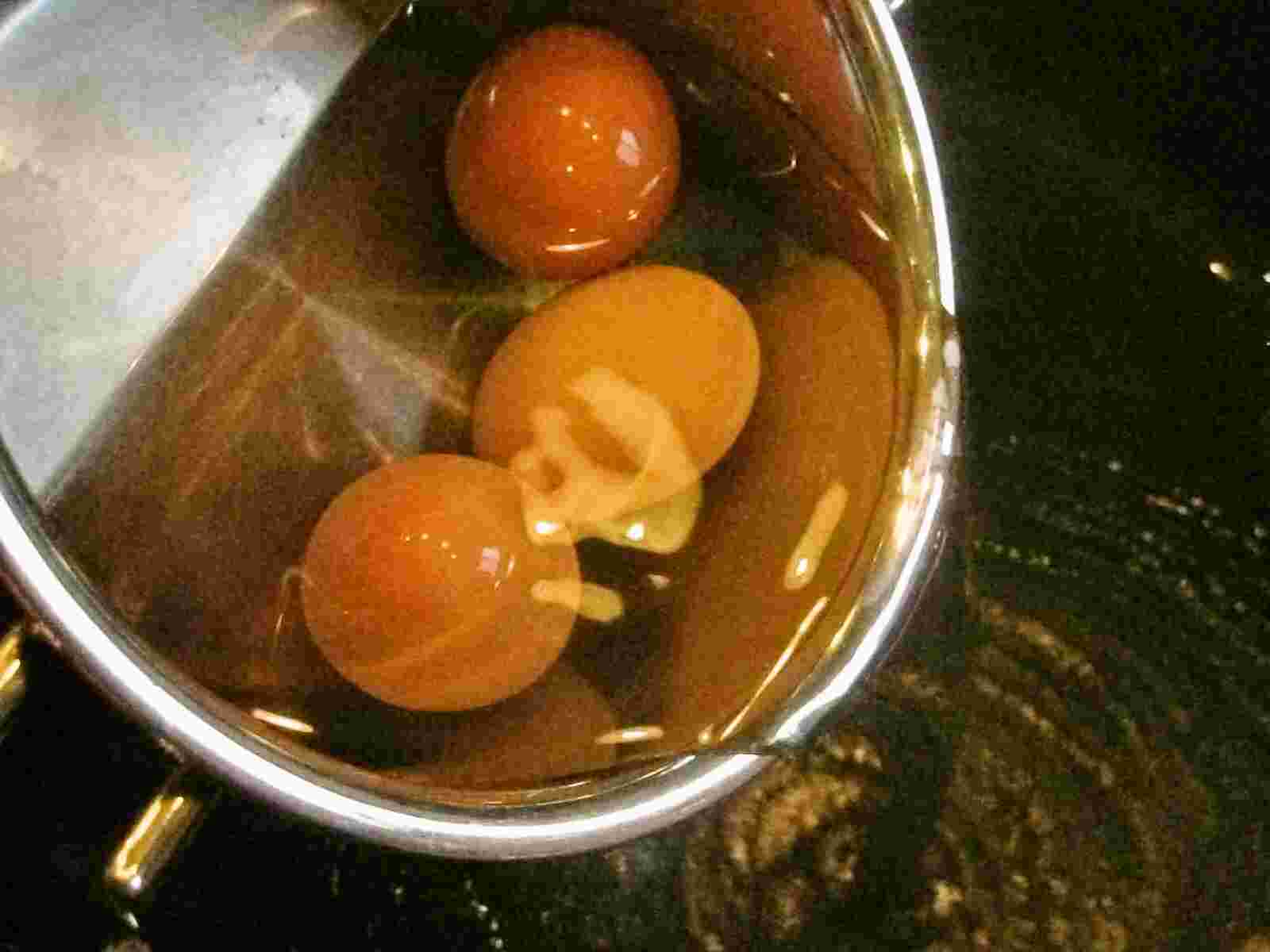 Recipes for Tom Shiokoji tamago / hardboiled eggs marinated in salted