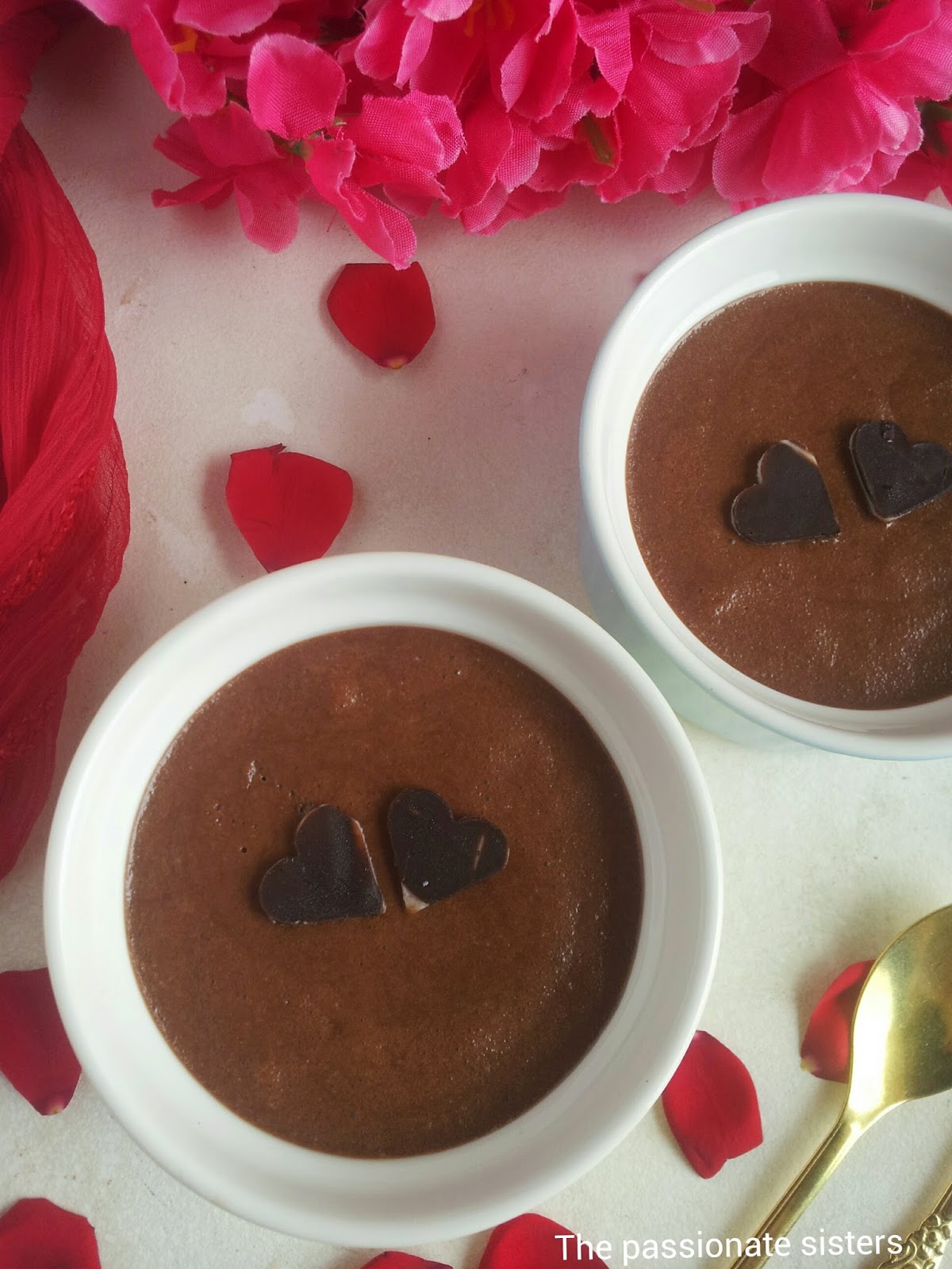 The Passionate Sisters Chocolate Mousse for 2 ( Without Cream and