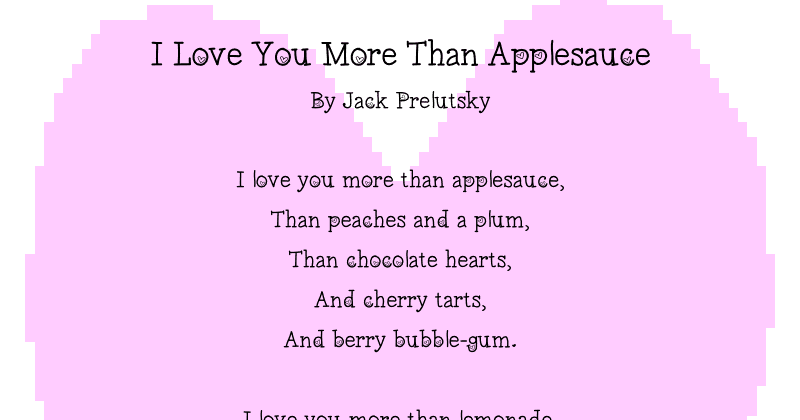 Literacy Minute: Valentine Poem Freebie