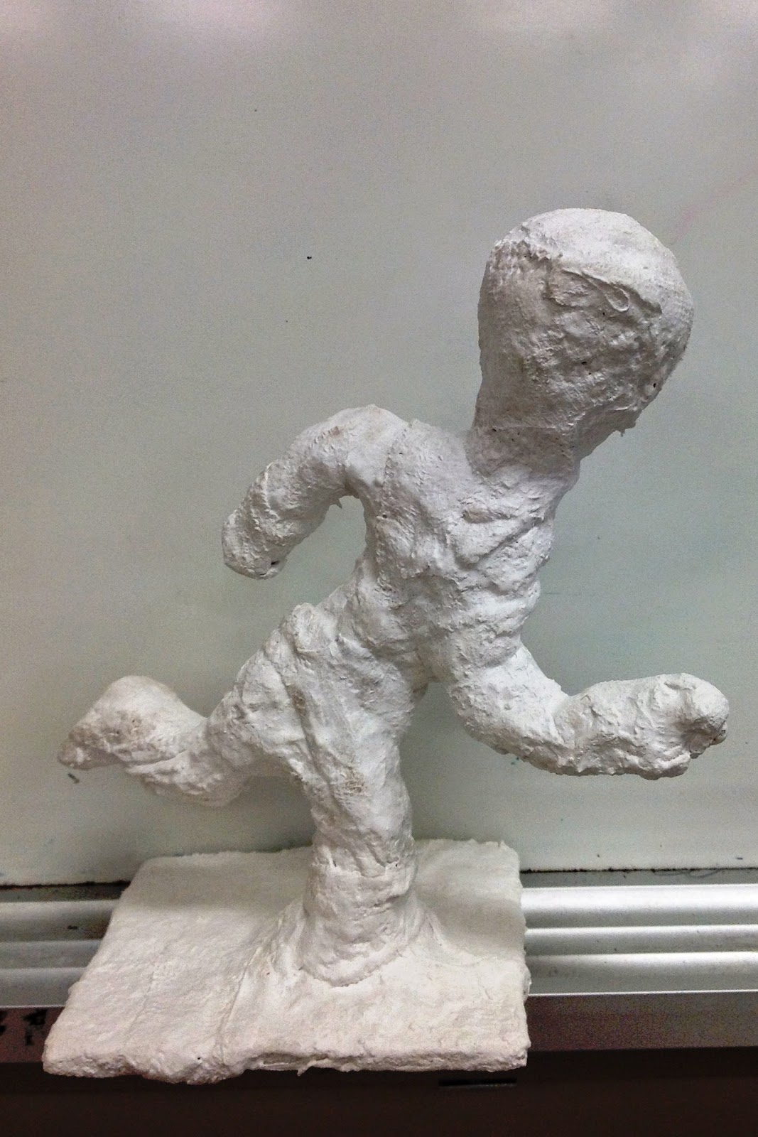 Plaster Step in Making Gestural Sculpture Art Lesson Plaster Step in Making Gestural Sculpture Art Lesson