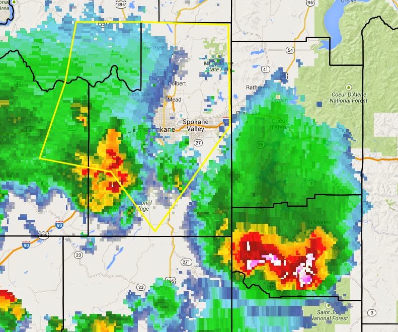 Inland Northwest Weather Blog July 23 2014 Severe Thunderstorm Review