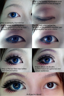 My cosplay and makeup stuff: Eye makeup tutorial