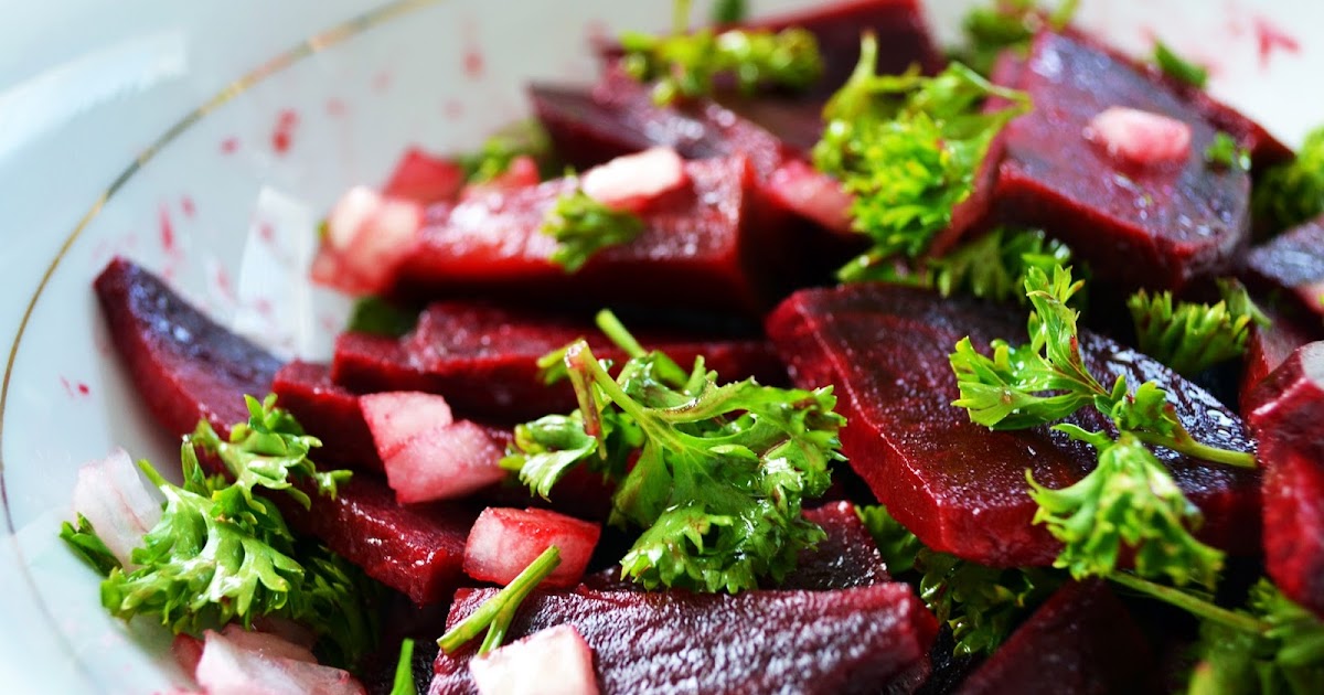 NEVER BLAND RECIPES Beets & Parsley Salad
