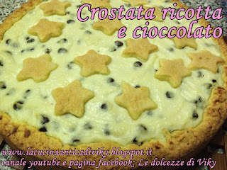 crostata ricotta e cioccolato