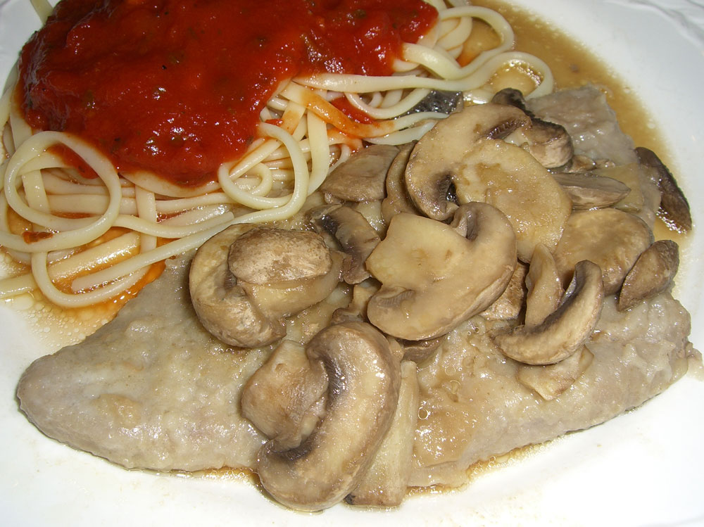 Maple Macaroni Veal Marsala