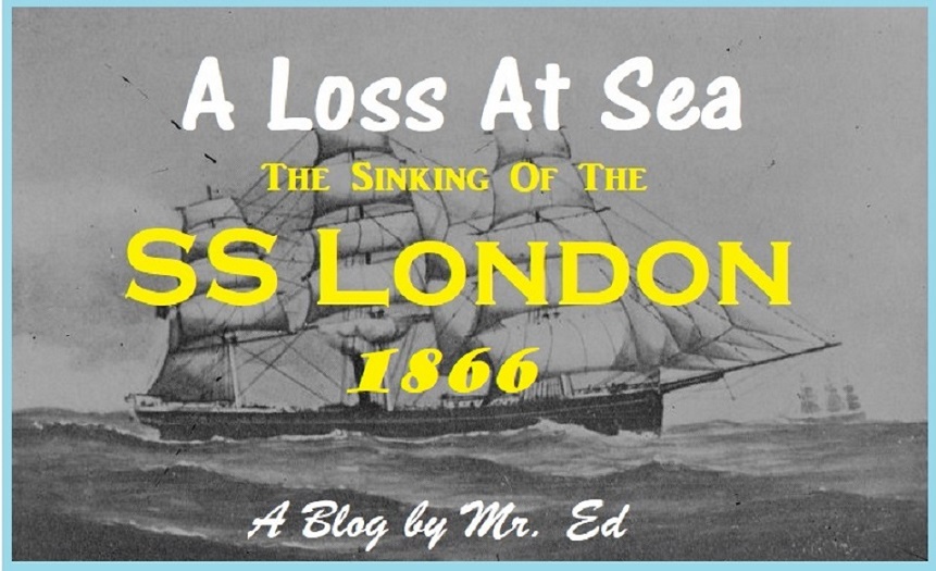 Sinking of the SS London 1866