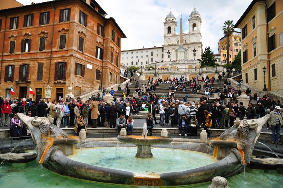 Plaza España en Roma