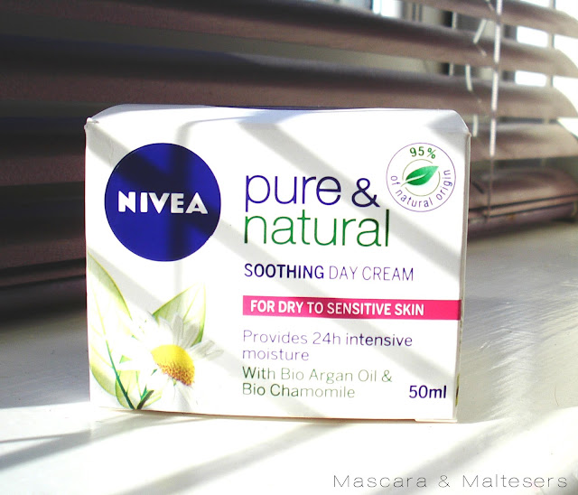 The Nivea Pure and Natural Soothing Day Cream