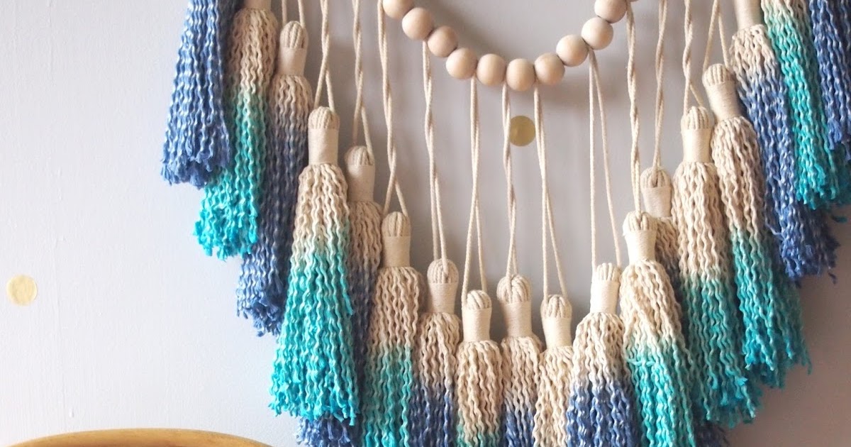 ouch flower How to Dip Dye your Macrame and Tassels, sucessfully!