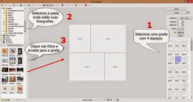 tela do photoscape tutorial photoscape
