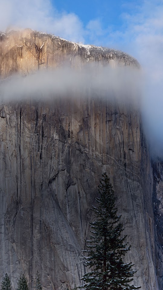Mac OSX Yosemite Cliff Android Wallpaper