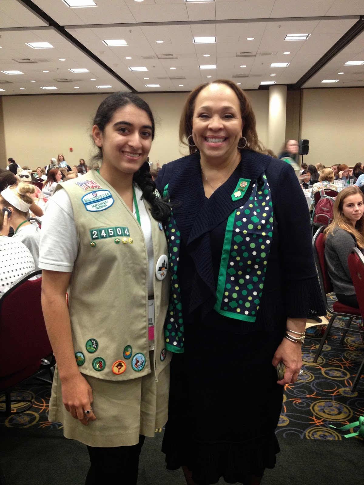 The Girl Scout National Convention Report Lime Green Giraffe