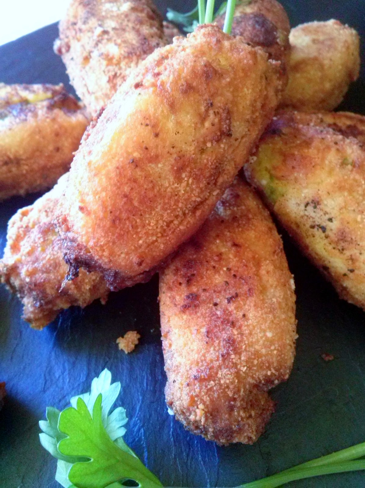 Falsas Croquetas De Calabaza Y Zanahorias
