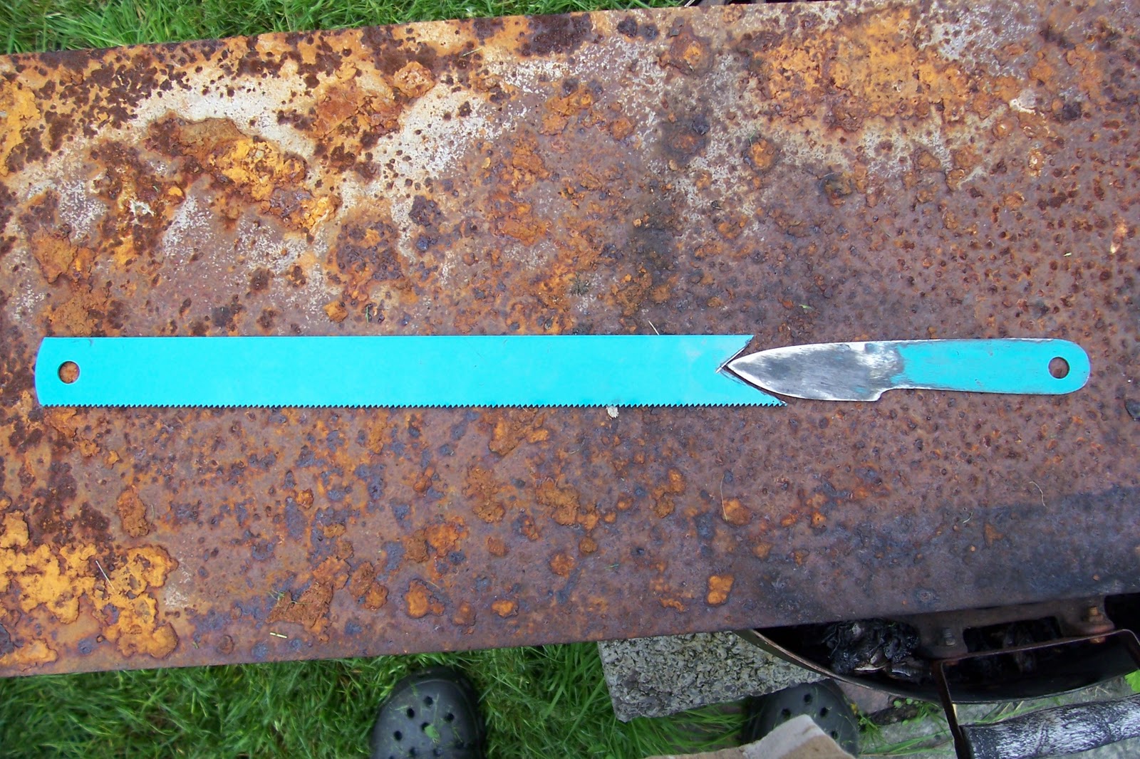 BUZZARD BUSHCRAFT Hacksaw Blade Knife