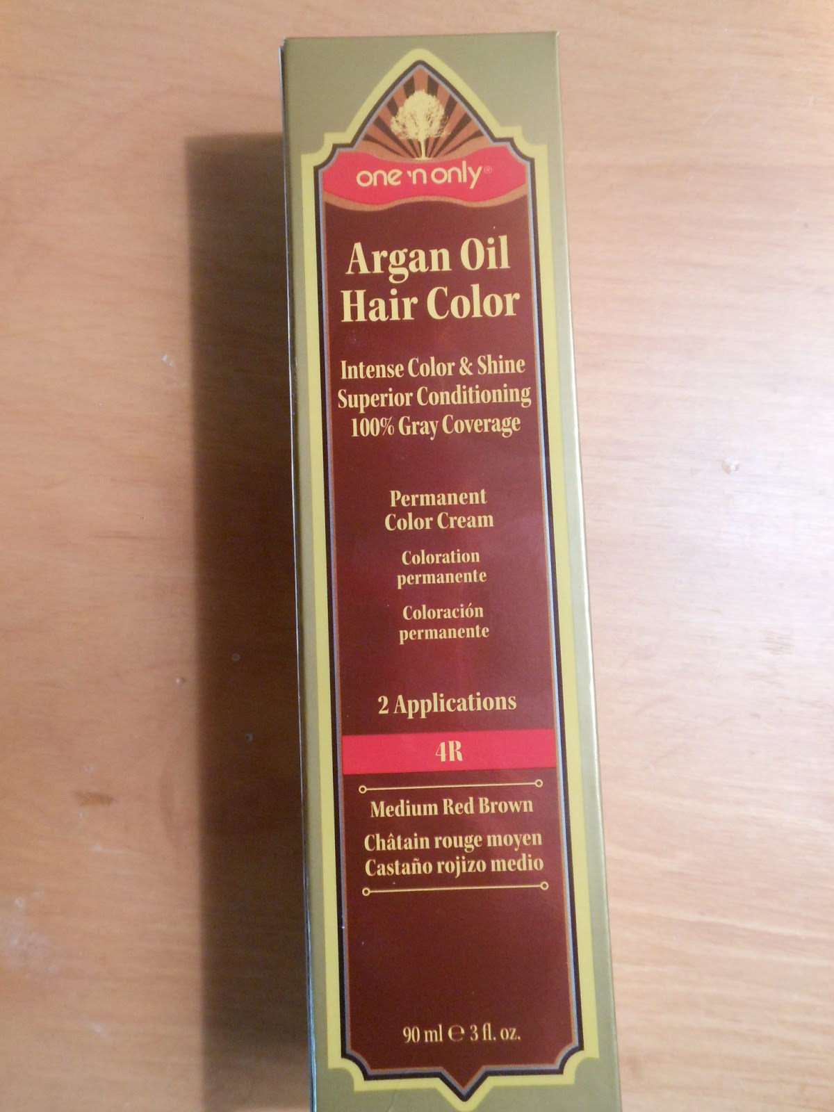 Hair Experiment One N Only Argan Oil Hair Color 4r Medium Red