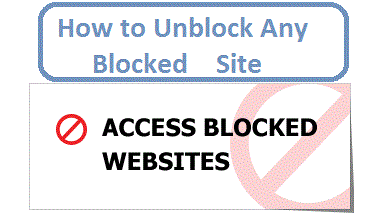Unblock Blocked Sites