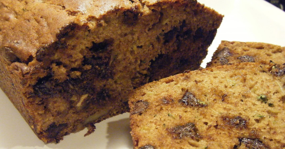 west side baker Whole Wheat Chocolate Chip Zucchini Bread