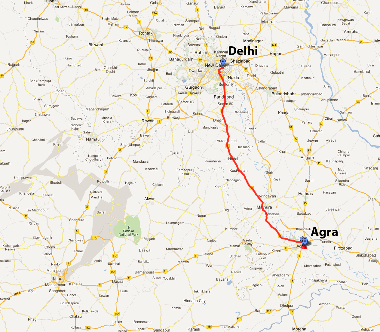 Laure and Quarup Agra, India 7/4 7/5