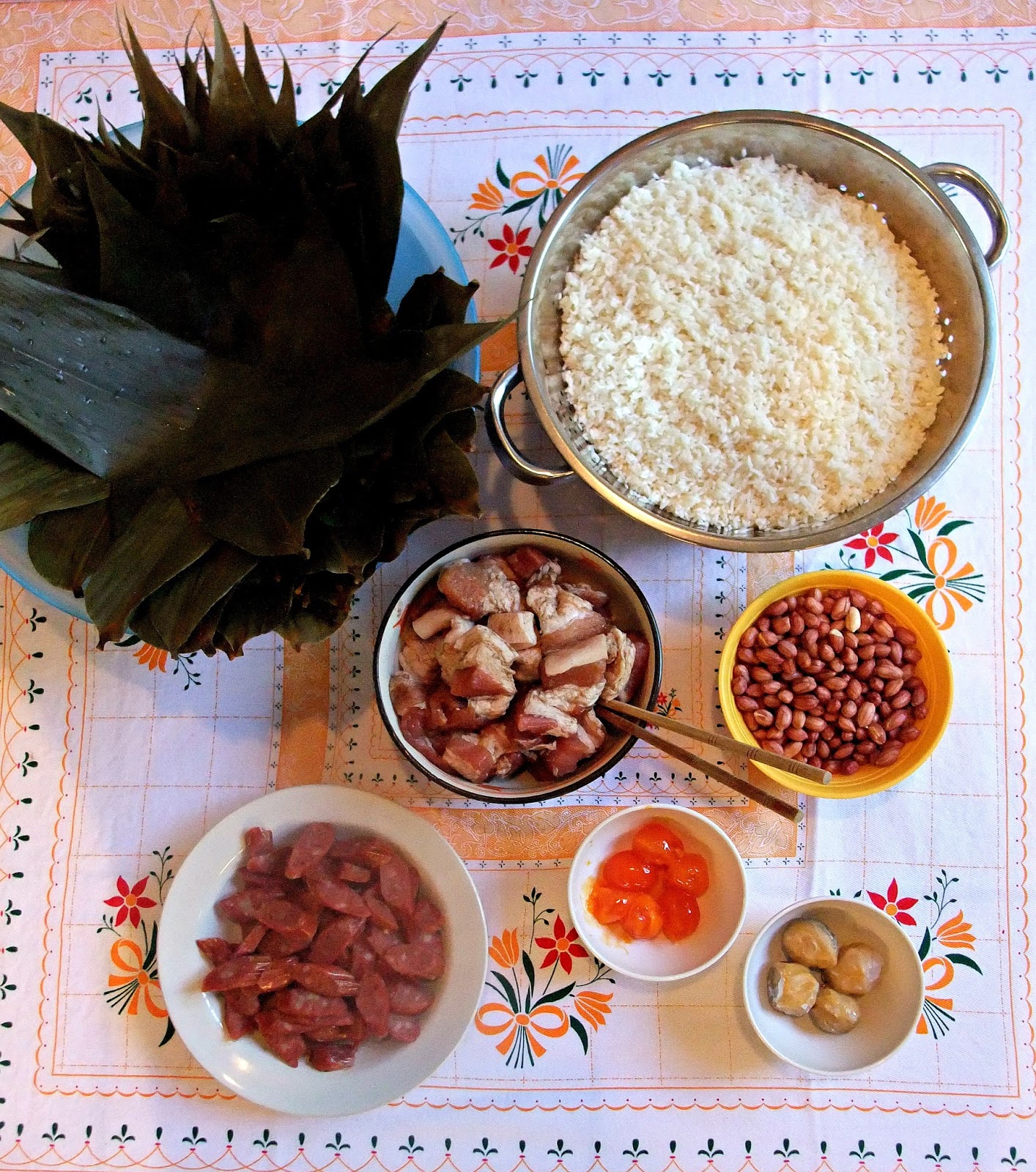 Susan's SavourIt! Sticky Rice in Bamboo Leaves Parcels (Zong Zi)...
