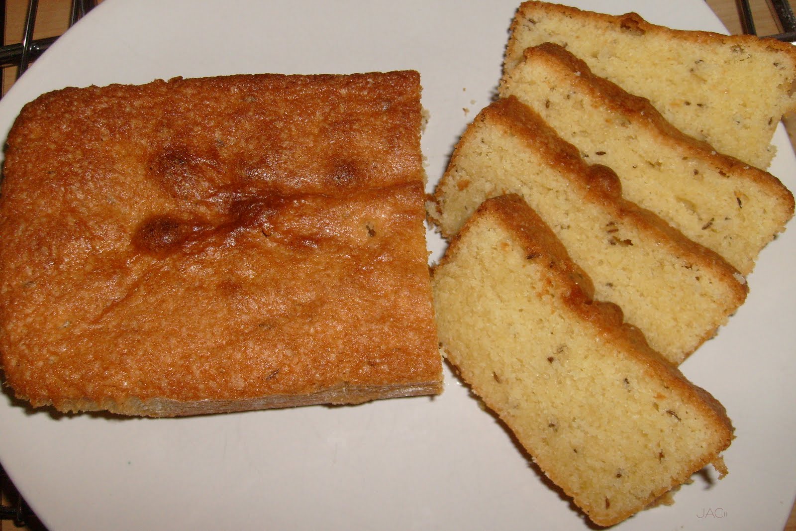 Julie's Scrapbook Caraway Seed Cake