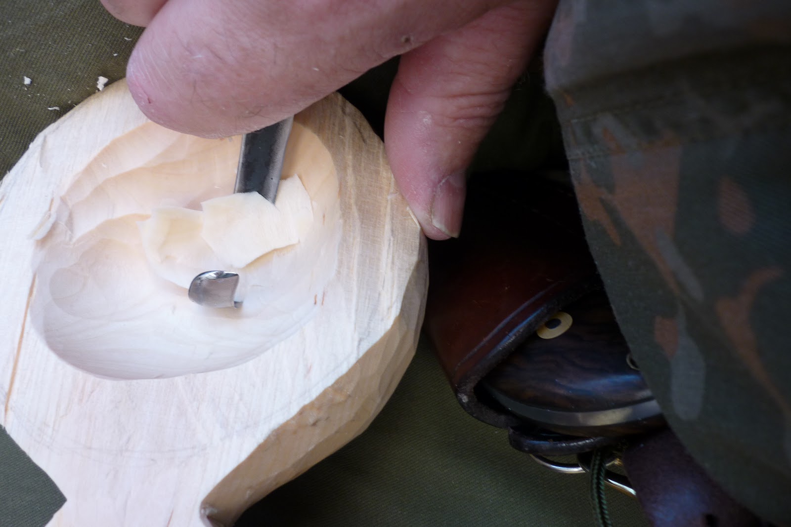 Spoon Carving First Steps kuksa carving.