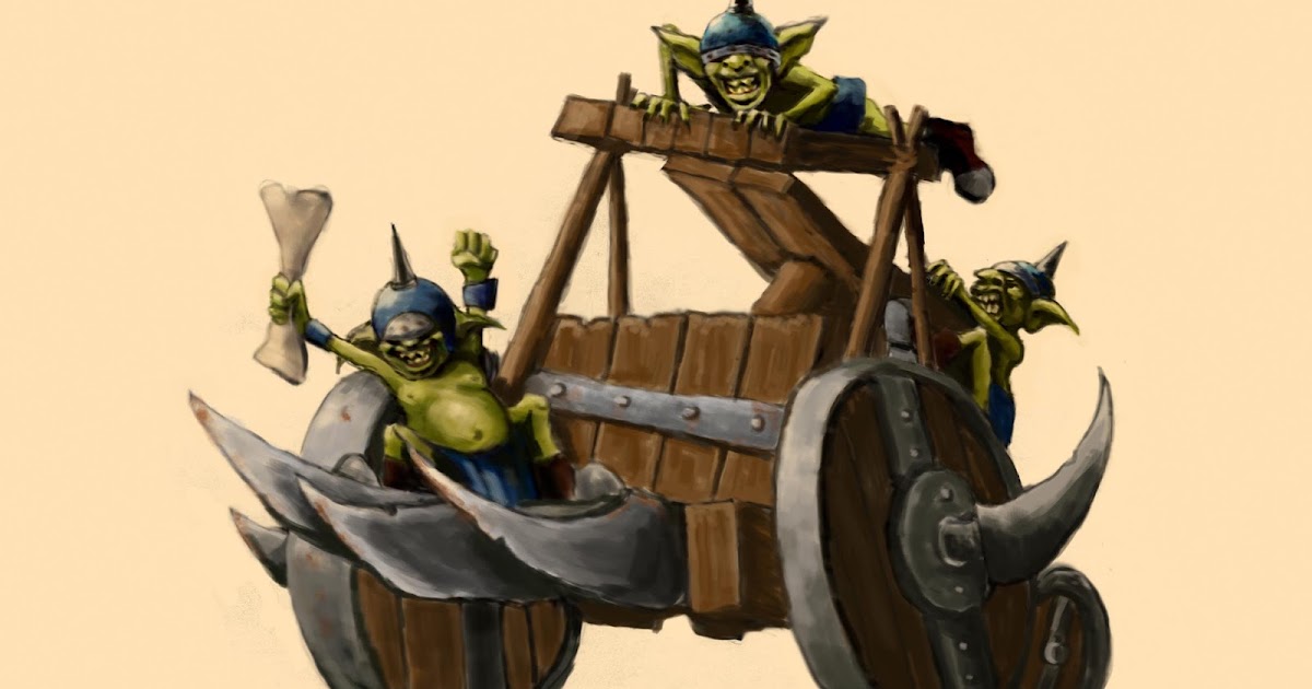 The Art of Fantasy Football Snotling Pump Wagon